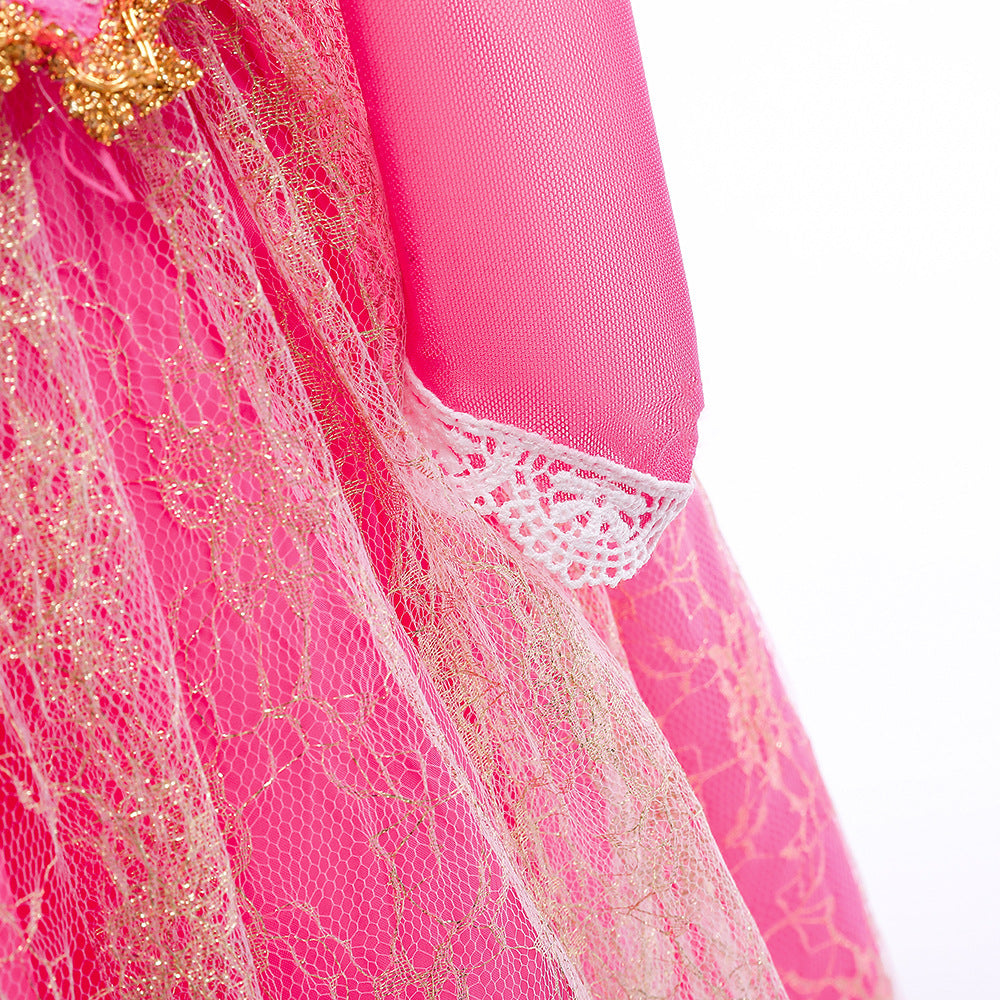 Lace Disney Princess Aurora Costume in Sleeping Beauty