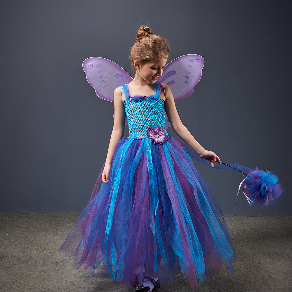 Blue Long Fairy Costume