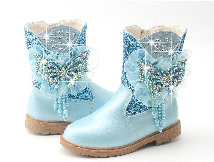 Girl Bling Boots (Butterfly)
