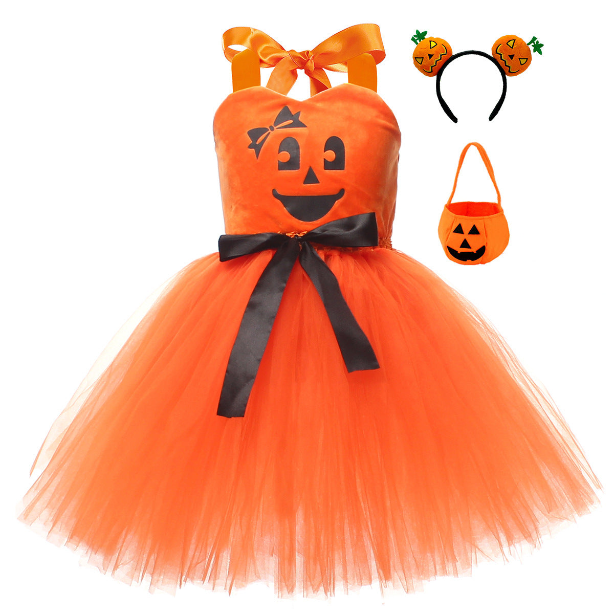 Pumpkin Girls Dress