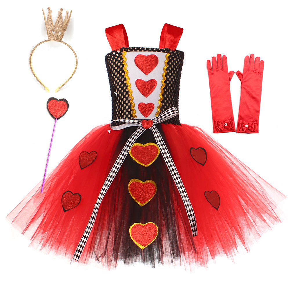 Kids Queen of Hearts Costume