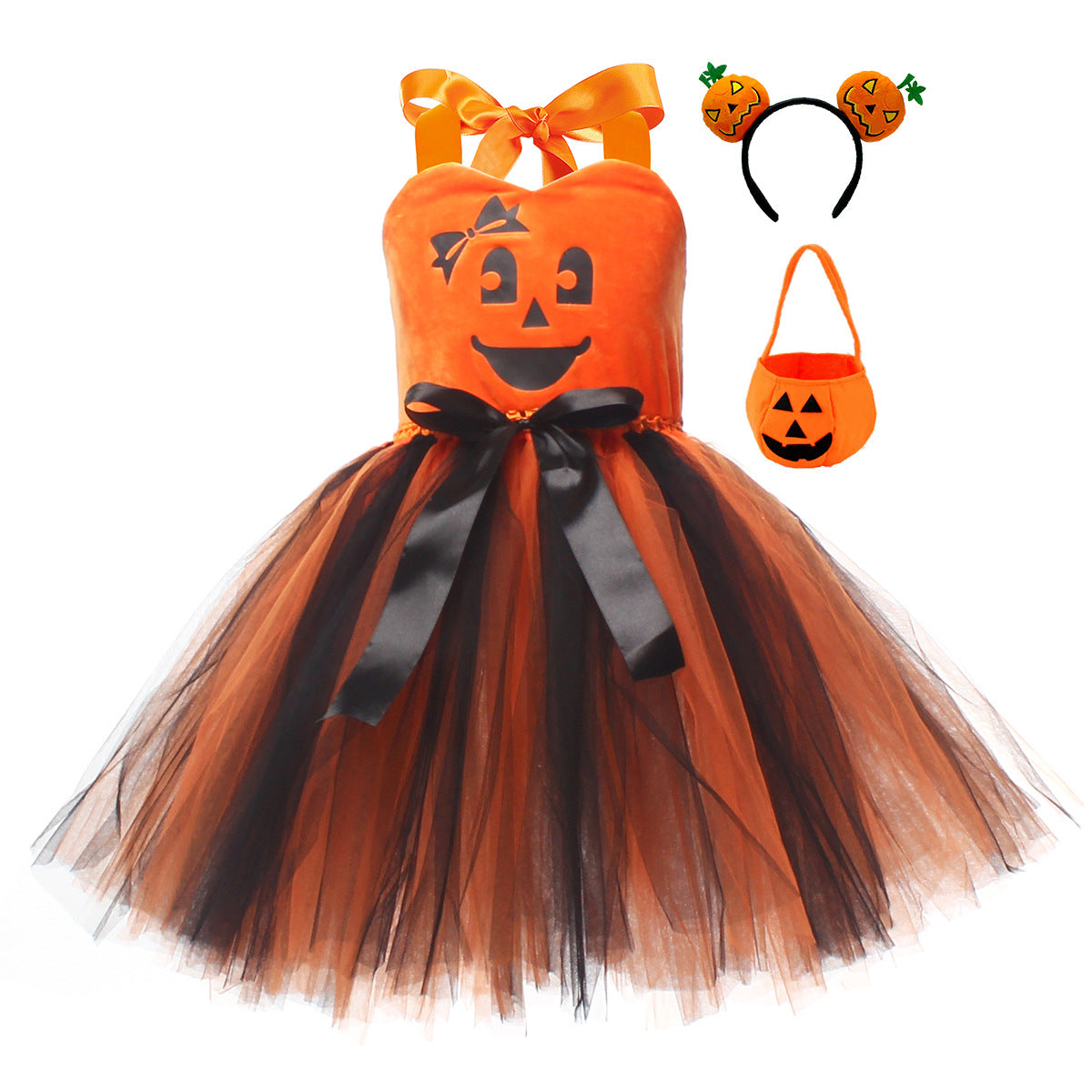 Pumpkin Girls Dress