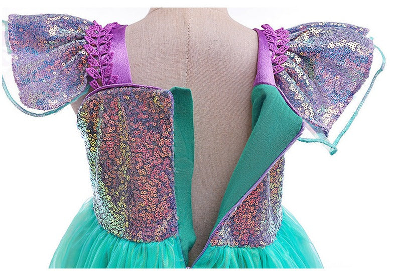kids mermaid dress
