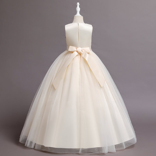 Butterfly Flower Girl Dress with Bow