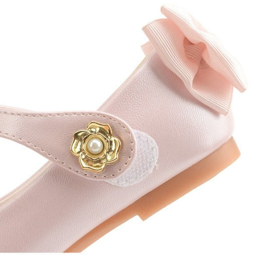 Girls Bow Flat Shoes