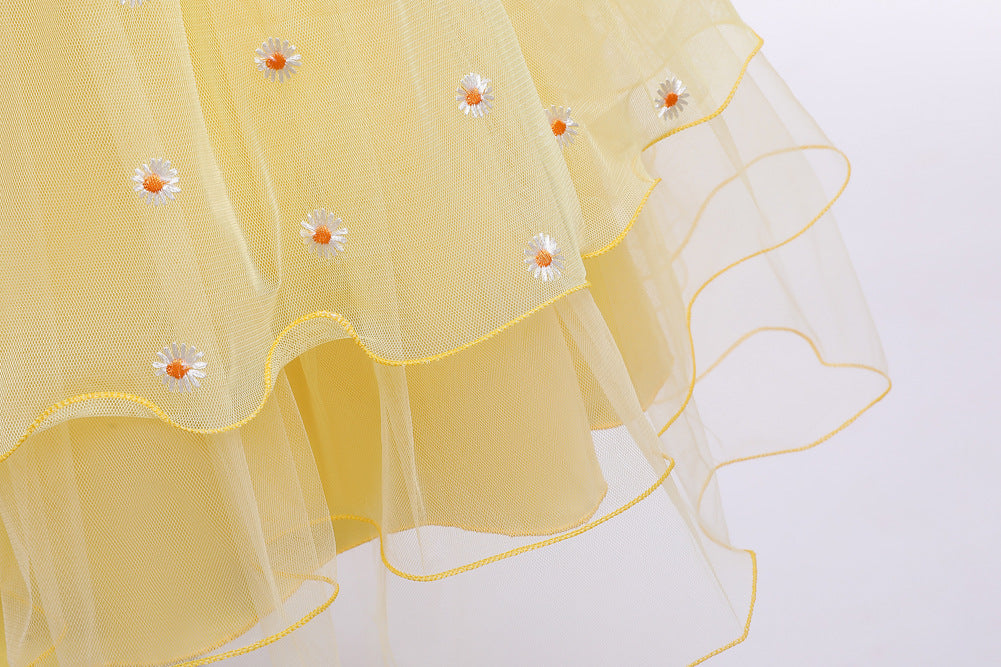 Yellow Dress with Flower