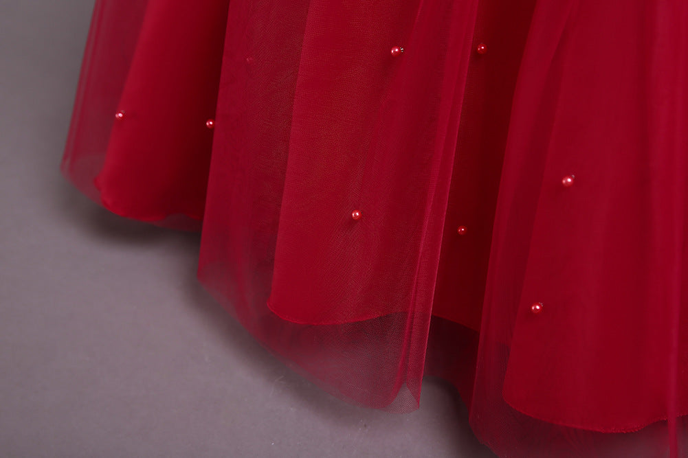 Sequins Tulle Flower Girl Dress