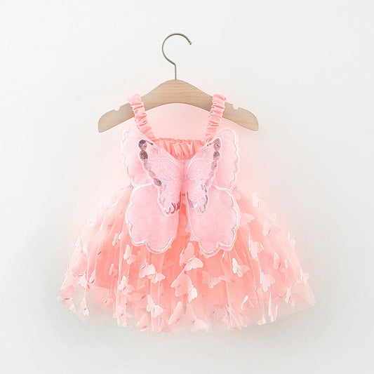 Pink Baby Butterfly Dress