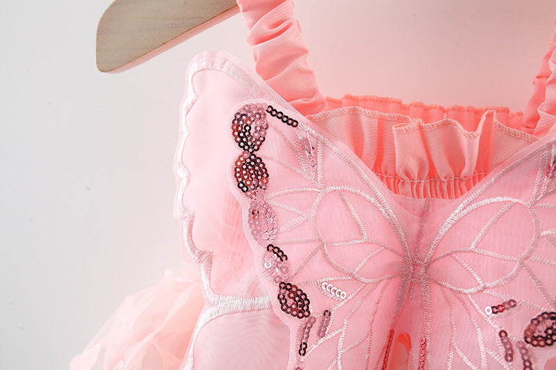 Pink Baby Butterfly Dress