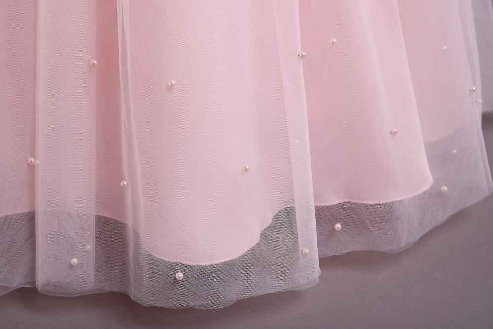 Sequins Tulle Flower Girl Dress