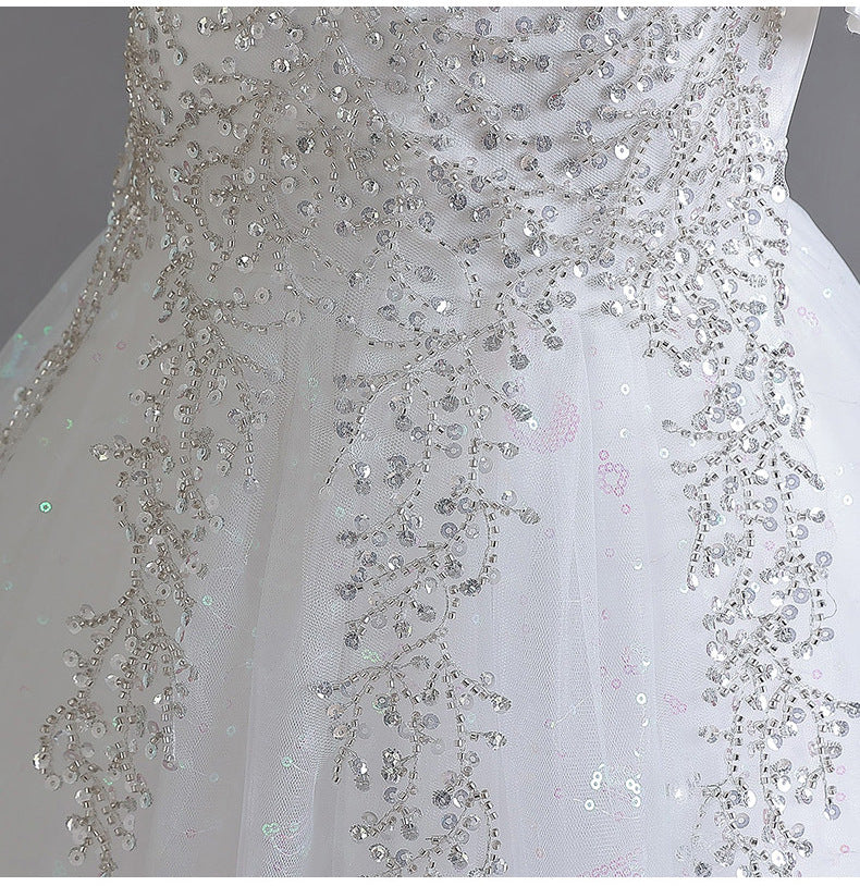 Sequins Tulle Flower Girl Dress
