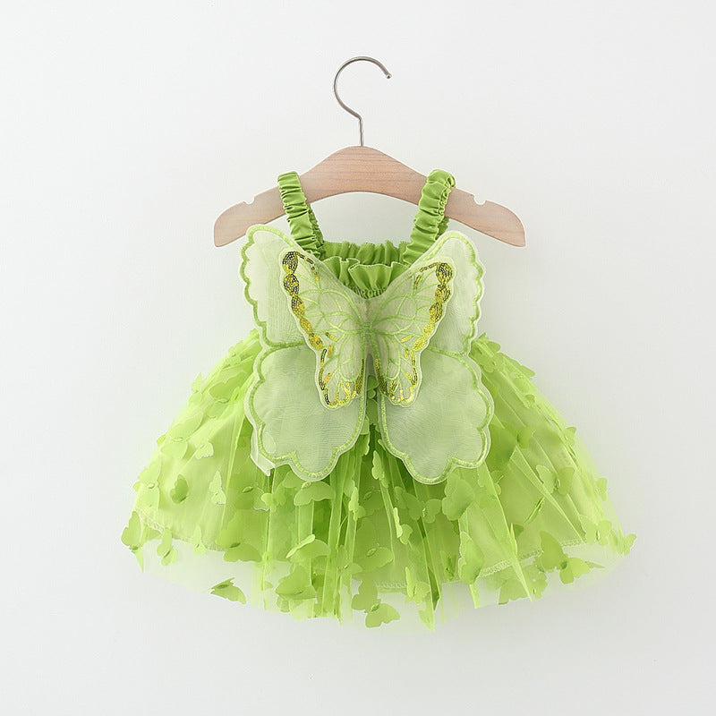Pink Baby Butterfly Dress