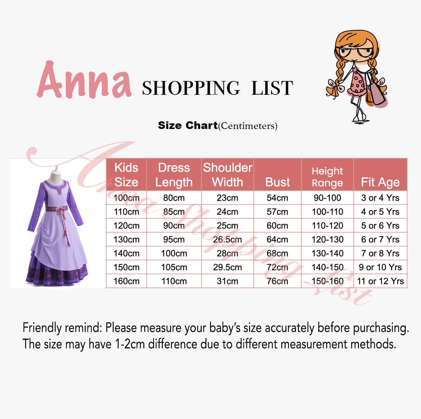 Asha Costume with Bag